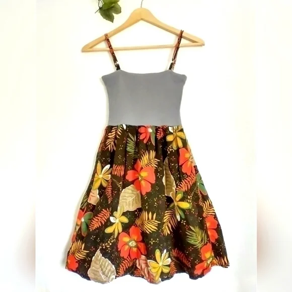 60"s 90's Vintage Retro Fairycore Cottagecore Grunge Floral Dress Size Small - Picture 1 of 8